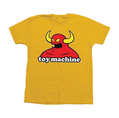 TOY MACHINE MONSTER YOUTH T-SHIRT GOLD YM