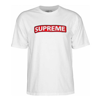 POWELL SUPREME T-SHIRT WHITE M