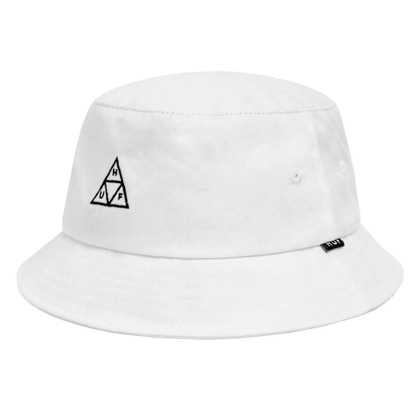 HUF ESSENTIALS TT BUCKET HAT WHITE S/M