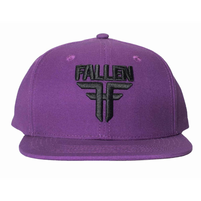 FALLEN INSIGNIA FLAT CAP PURPLE UNI