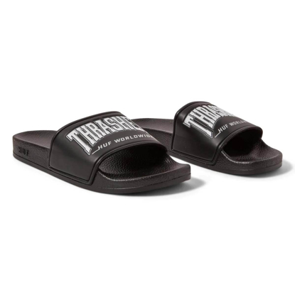 HUF HUF X THRASHER SLIDE BLACK 42