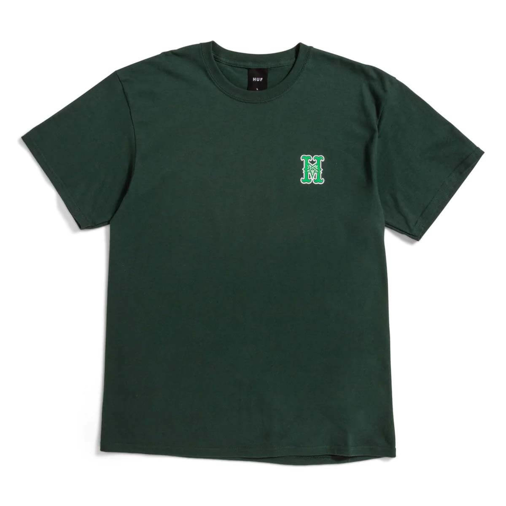 HUF HIGH POINT T-SHIRT FOREST GREEN M