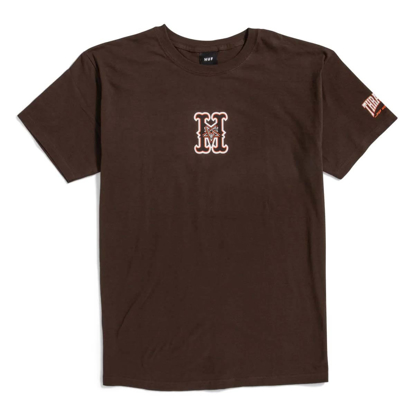 HUF SUNNYDALE T-SHIRT CHOCOLATE S