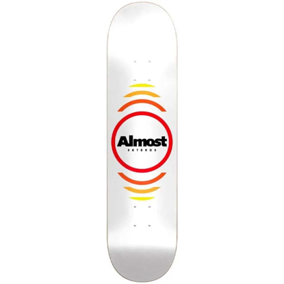 ALMOST REFLEX HYBRID 7.75" DECK WHITE 7.75"