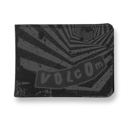 VOLCOM POST BIFOLD WALLET BLACK UNI