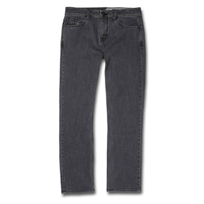 VOLCOM SOLVER DENIM PANTS EASY ENZYME GREY 30X32