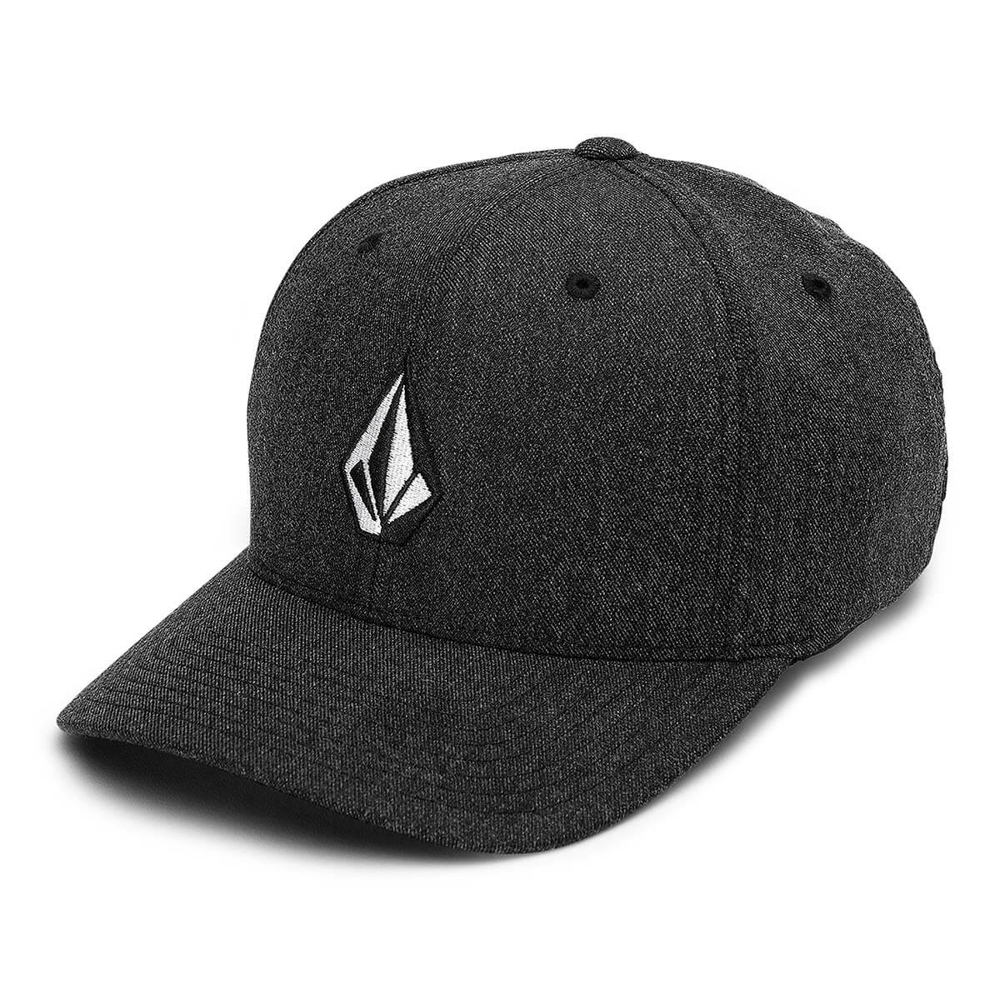 VOLCOM FULL STONE HEATHER FLEXFIT HAT CHARCOAL HEATHER S/M