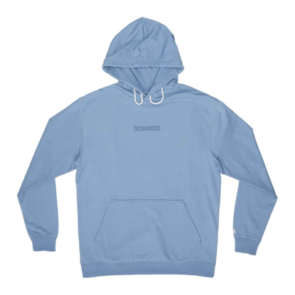 DC RIOT 2 PULLOVER HOODIE FADED DENIM L