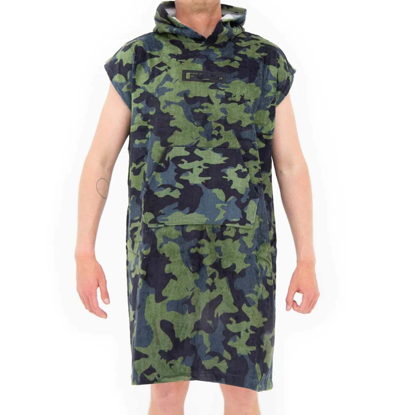 FCS JUNIOR TOWEL PONCHO ARMY CAMO UNI