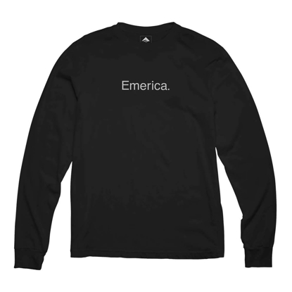 EMERICA EFF CORPORATE LONGSLEEVE BLACK M