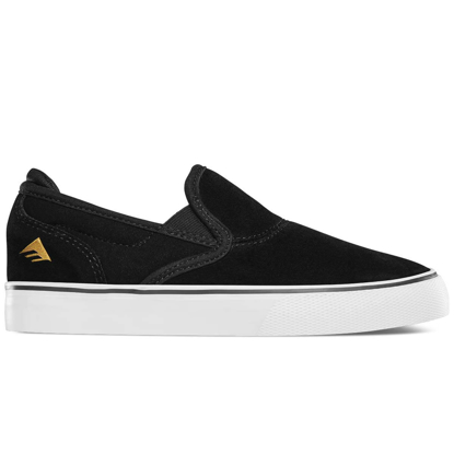 EMERICA WINO G6 SLIP-ON YOUTH BLACK/WHITE/GOLD 33,5