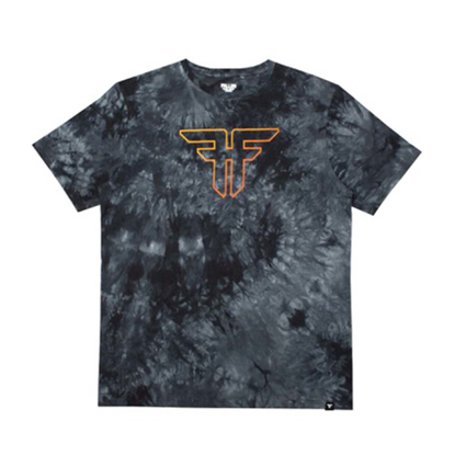 FALLEN FALLEN TRADEMARK T-SHIRT GRAY TIE DYE M