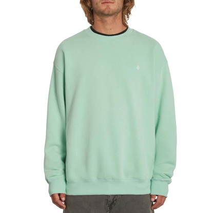 VOLCOM SINGLE STONE CREW PULLOVER LICHEN GREEN S