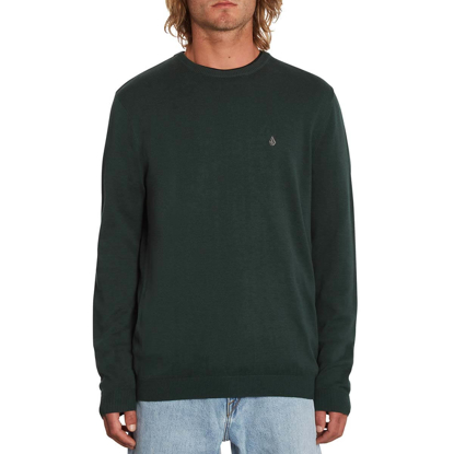 VOLCOM UPERSTAND CREW PULLOVER CEDER GREEN S