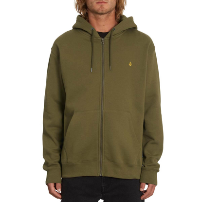 VOLCOM EXTENDS ZIP HOODIE SERVICE GREEN M