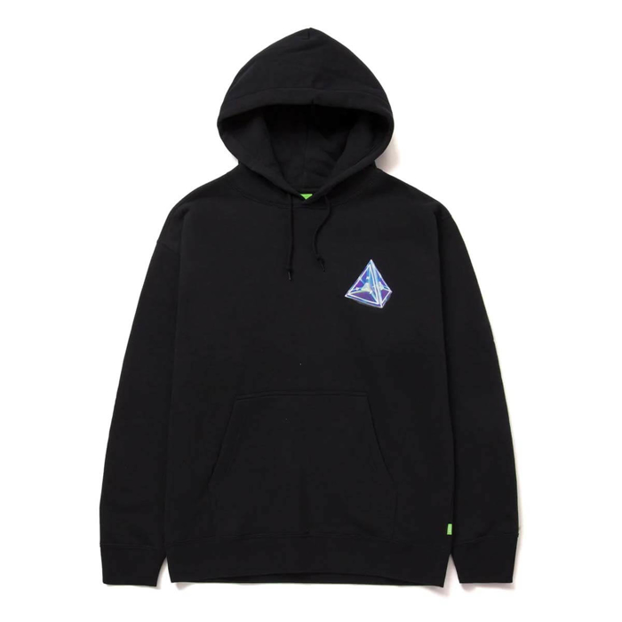HUF TESSERACT TRIPLE TRIANGLE PULLOVER HOODIE BLACK XL