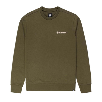 ELEMENT BLAZIN CHEST CREW PULLOVER ARMY M