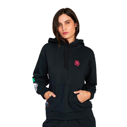RVCA OBLOW PATCH PULLOVER HOODIE RVCA BLACK S/8