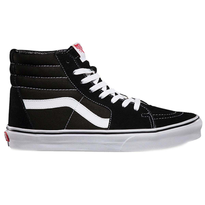 VANS SK8-HI BLACK/BLACK/WHITE 47