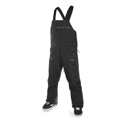VOLCOM 3L GORE-TEX BIB OVERHAULER BLACK L