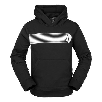 VOLCOM YOUTH RIDING PULLOVER HOODIE BLACK XL