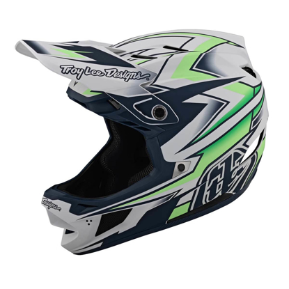 TROY LEE DESIGNS D4 COMPOSITE HELMET VOLT WHITE S