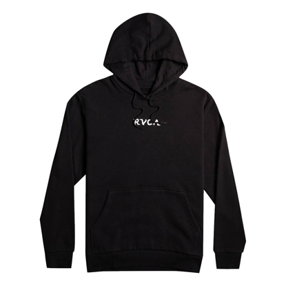 RVCA FINAL TRIP PULLOVER HOODIE BLACK M