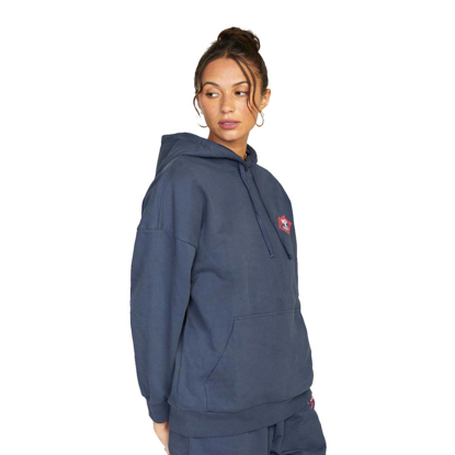 RVCA STELLA MAXWELL PULLOVER HOODIE MOODY BLUE S/8