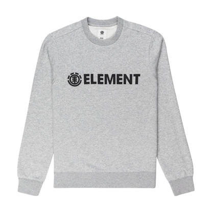 ELEMENT BLAZIN CREW PULLOVER GREY HEATHER S