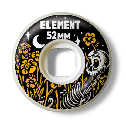 ELEMENT 52MM BYGON ELEMENT X TIMBER WHEELE WHITE 52MM