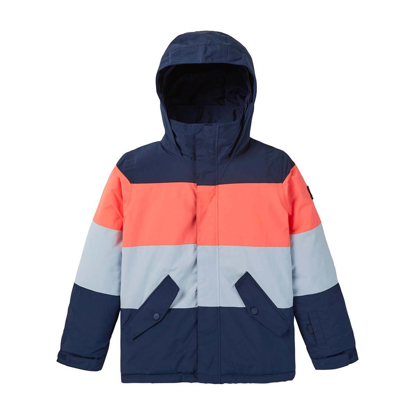 BURTON SYMBOL KID JACKET DRESS BLUE/TETRA ORANGE/BALLADE BLUE L