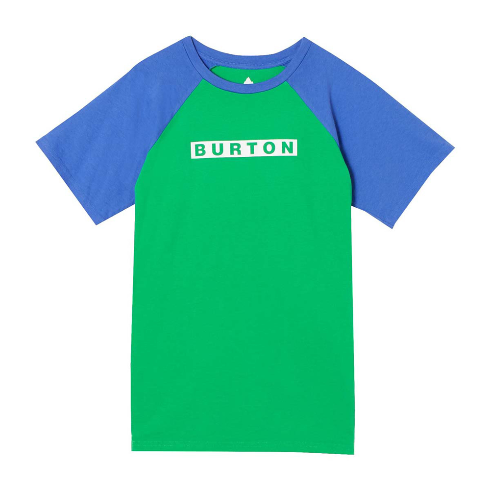 BURTON VAULT KID T-SHIRT CLOVER GREEN/AMPARO BLUE L