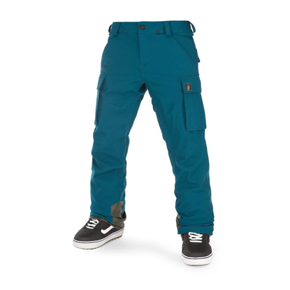 VOLCOM NEW ARTICULATED PANTS SLATE BLUE M