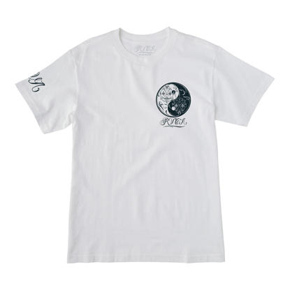 RVCA MISTER CARTOON  T-SHIRT WHITE L