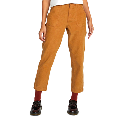 RVCA EVOLUTION CORDOROY W PANTS CAMEL 28