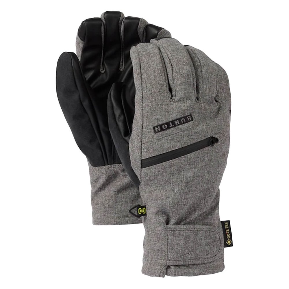 BURTON GORE UNDER GLOVES GRAY HEATHER L