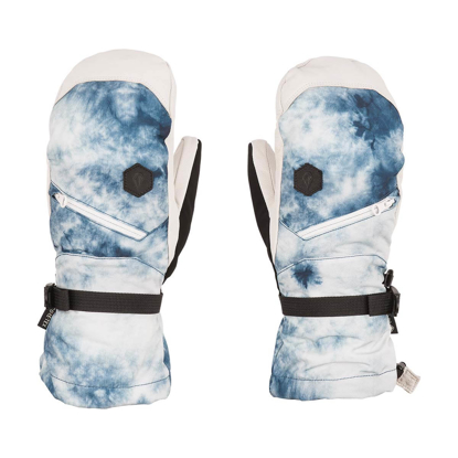 VOLCOM SKYE GORE-TEX W OVER MITTENS STORM TIE-DYE S