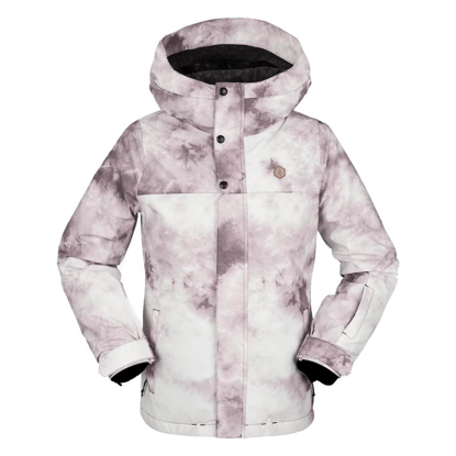 VOLCOM SASS'N'FRASS INSULATED KID JACKET MOJAVE TIE-DYE XS