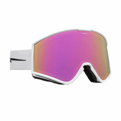 ELECTRIC KLEVELAND + BONUS LENS MATTE WHITE/PINK CHROME UNI