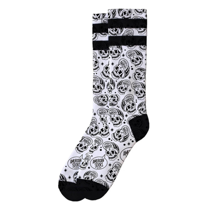 AMERICAN SOCKS SKATER SKULL 22 - MID HIGH MULTI L/XL