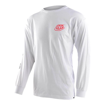 TROY LEE DESIGNS STAMP LONG SLEEVE T-SHIRT WHITE XL
