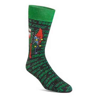 32 SANTA CRUZ SOCK GREEN L/XL