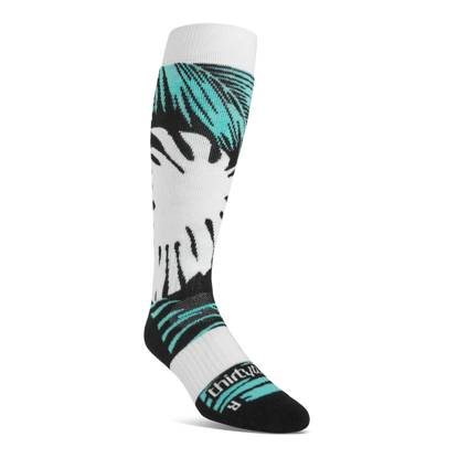 32 DOUBLE W SOCKS WHITE / MINT S/M