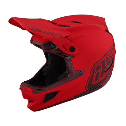 TROY LEE DESIGNS D4 COMPOSITE HELMET W/MIPS STEALTH RED XL