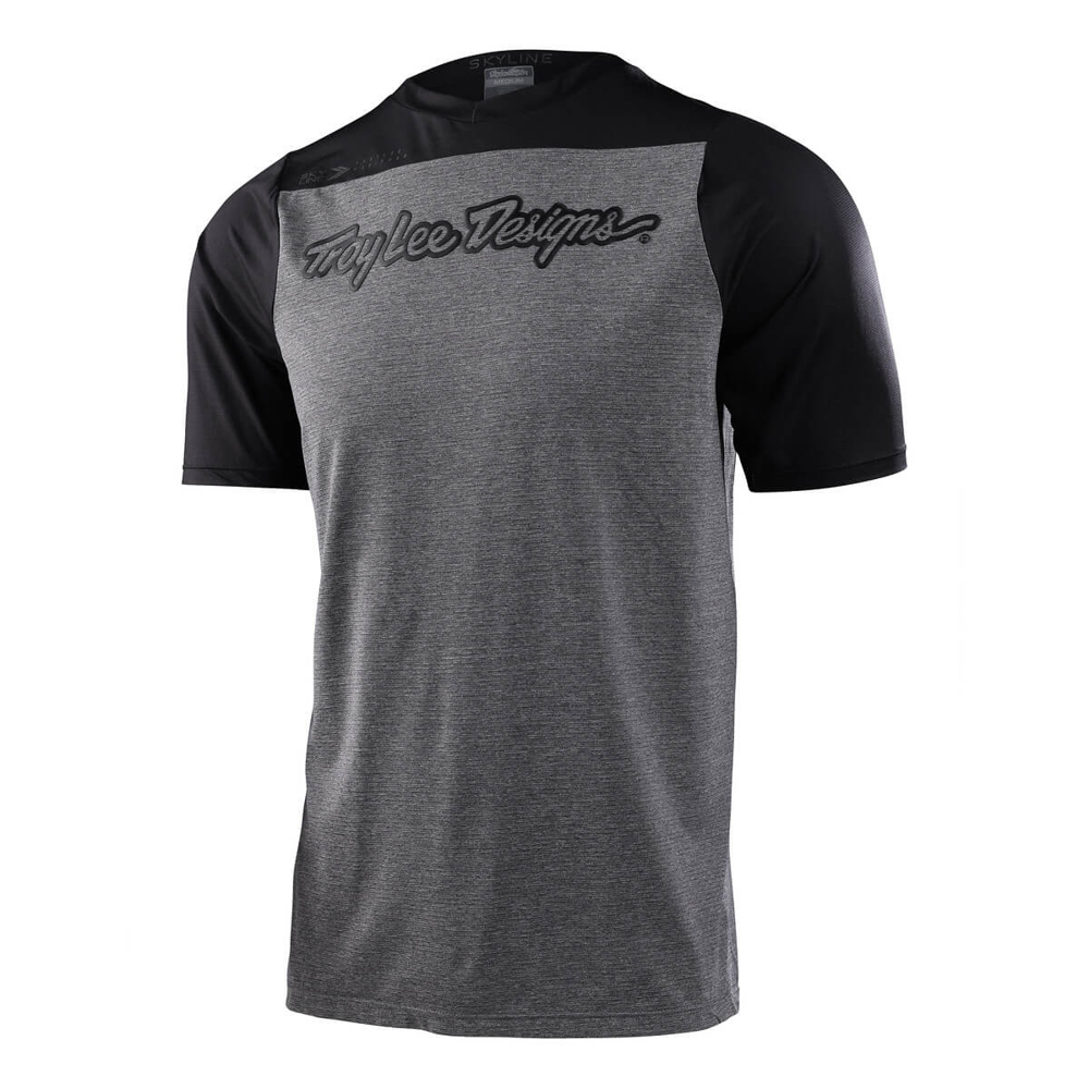 TROY LEE DESIGNS SKYLINE SS JERSEY SIGNATURE HEATHER GRAY / BLACK S