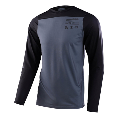 TROY LEE DESIGNS SKYLINE LS JERSEY MONO CHARCOAL 2XL
