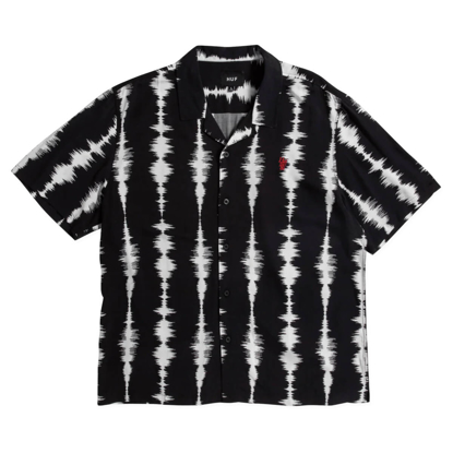 HUF SEISMOGRAM S/S RESORT SHIRT BLACK M