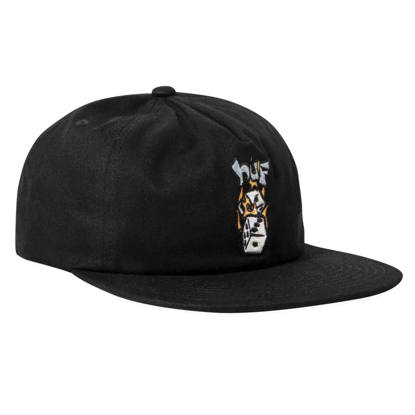 HUF DICEY SNAPBACK BLACK UNI