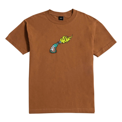 HUF FIRE STARTER T-SHIRT RUBBER M