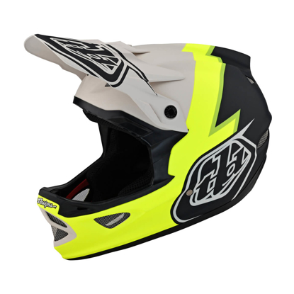 TROY LEE DESIGNS D3 FIBERLITE HELMET NO MIPS VOLT FLO YELLOW M